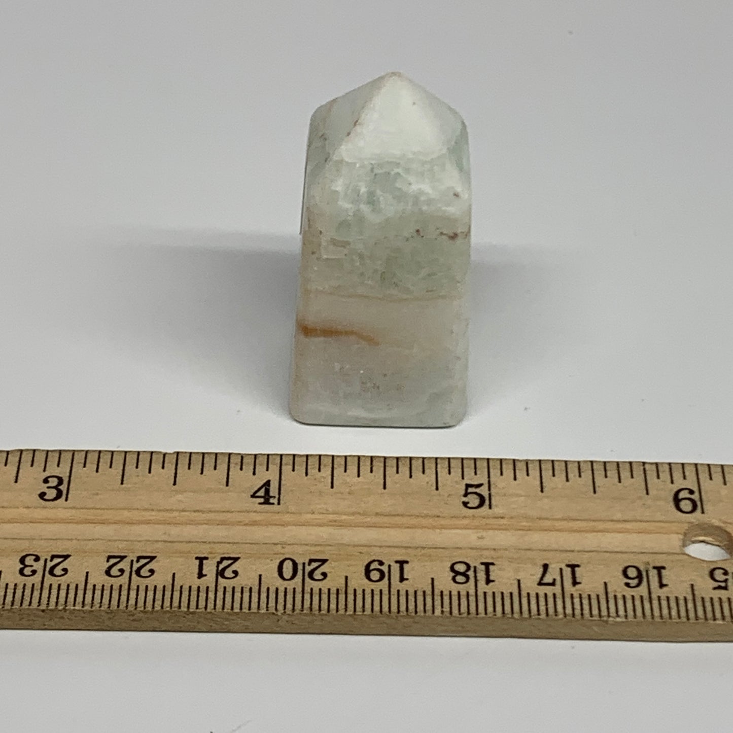 45.6g, 1.9"x0.9", Caribbean Calcite Tower Gemstone @Afghanistan, B33715