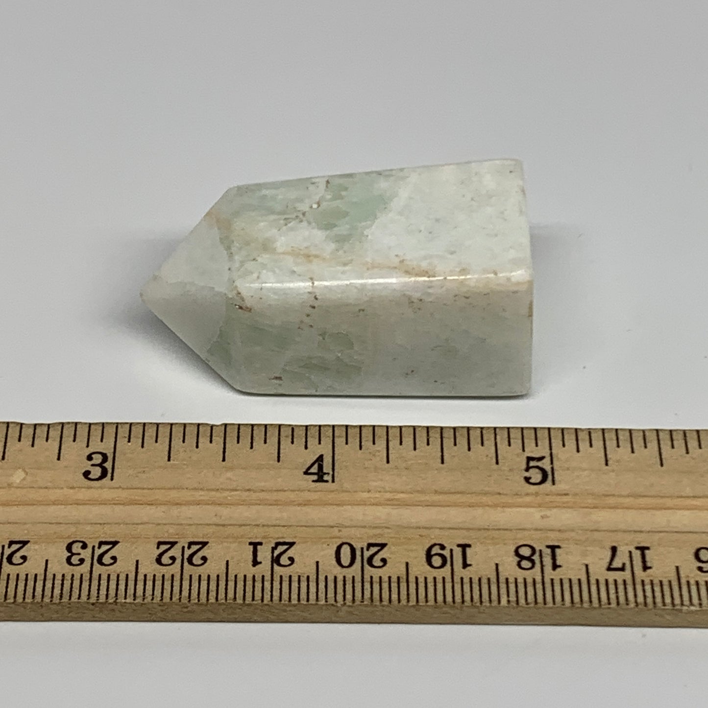 45.6g, 1.9"x0.9", Caribbean Calcite Tower Gemstone @Afghanistan, B33715