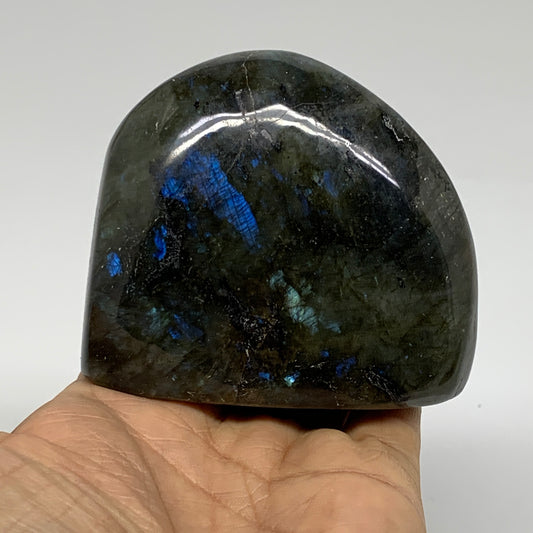 1 lbs, 2.7"x3.1"x1.8" Natural Labradorite Crystal Gemstones Freeform, B37359