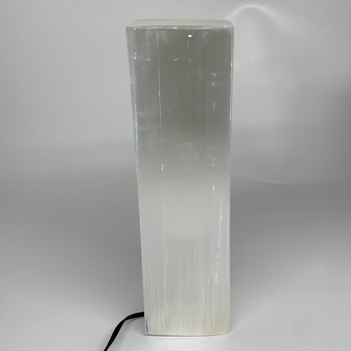 10.6 lbs. 11.6"x3.6", Rectangle Selenite (Satin Spar) Lamp, w/6ft Chord, B35807