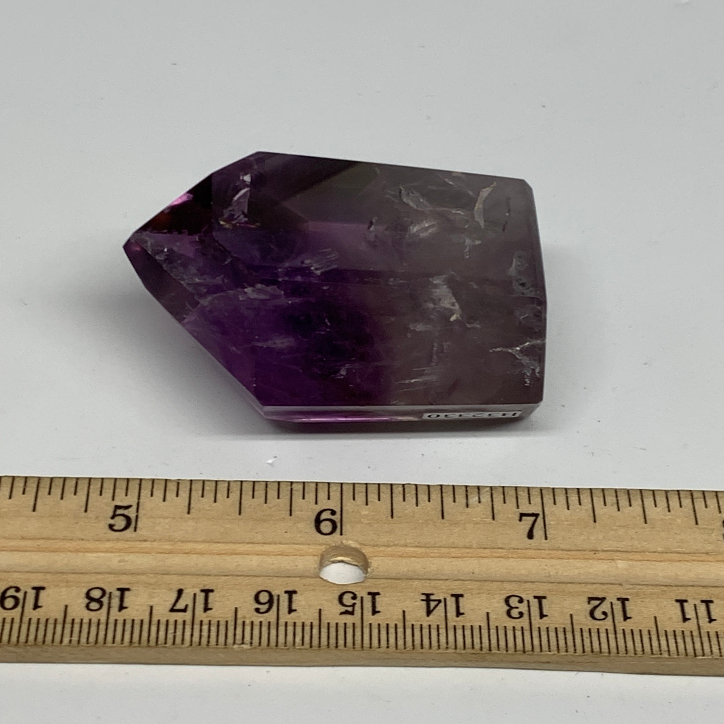 86.8g, 2.2"x1.5"x0.9", Natural Amethyst Tower Point Obelisk @Brazil, B32330