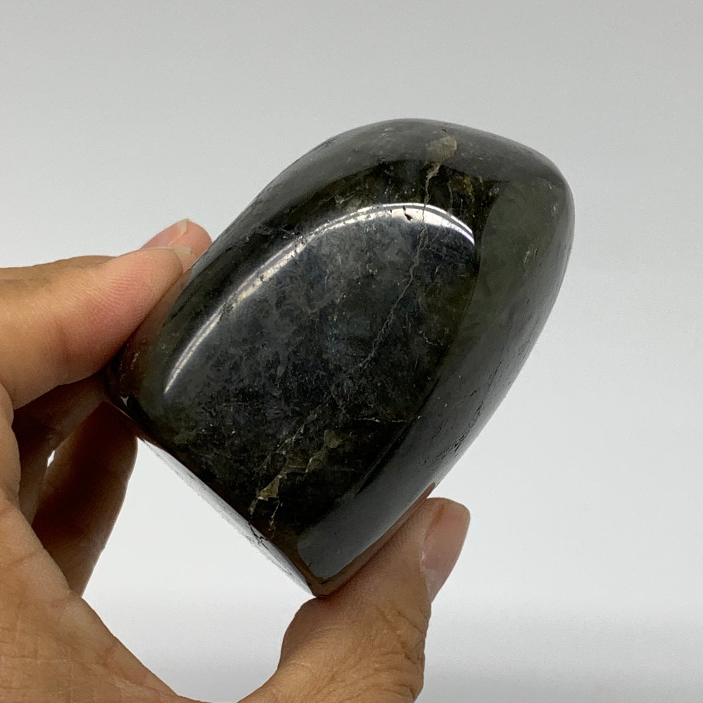 1 lbs, 2.7"x3.1"x1.8" Natural Labradorite Crystal Gemstones Freeform, B37359