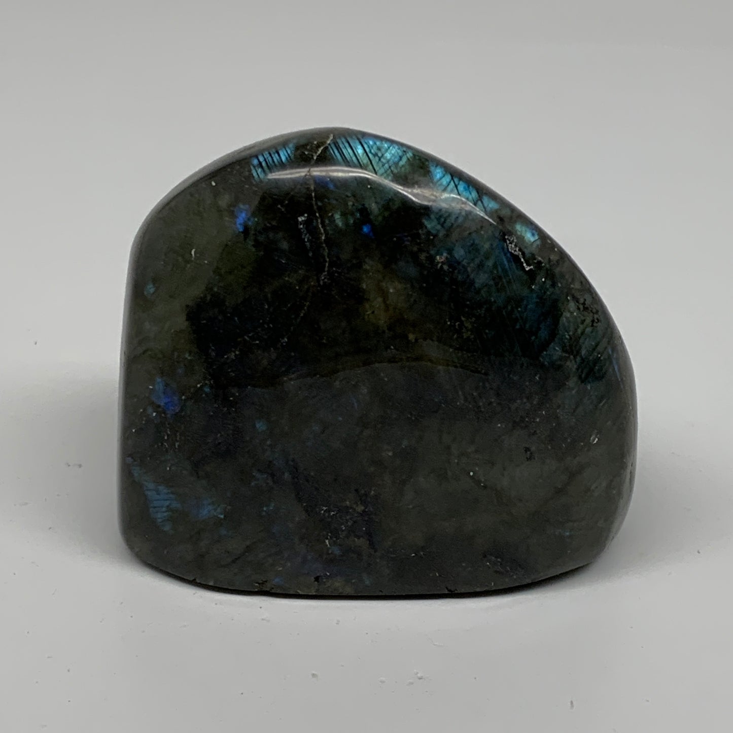 1 lbs, 2.7"x3.1"x1.8" Natural Labradorite Crystal Gemstones Freeform, B37359