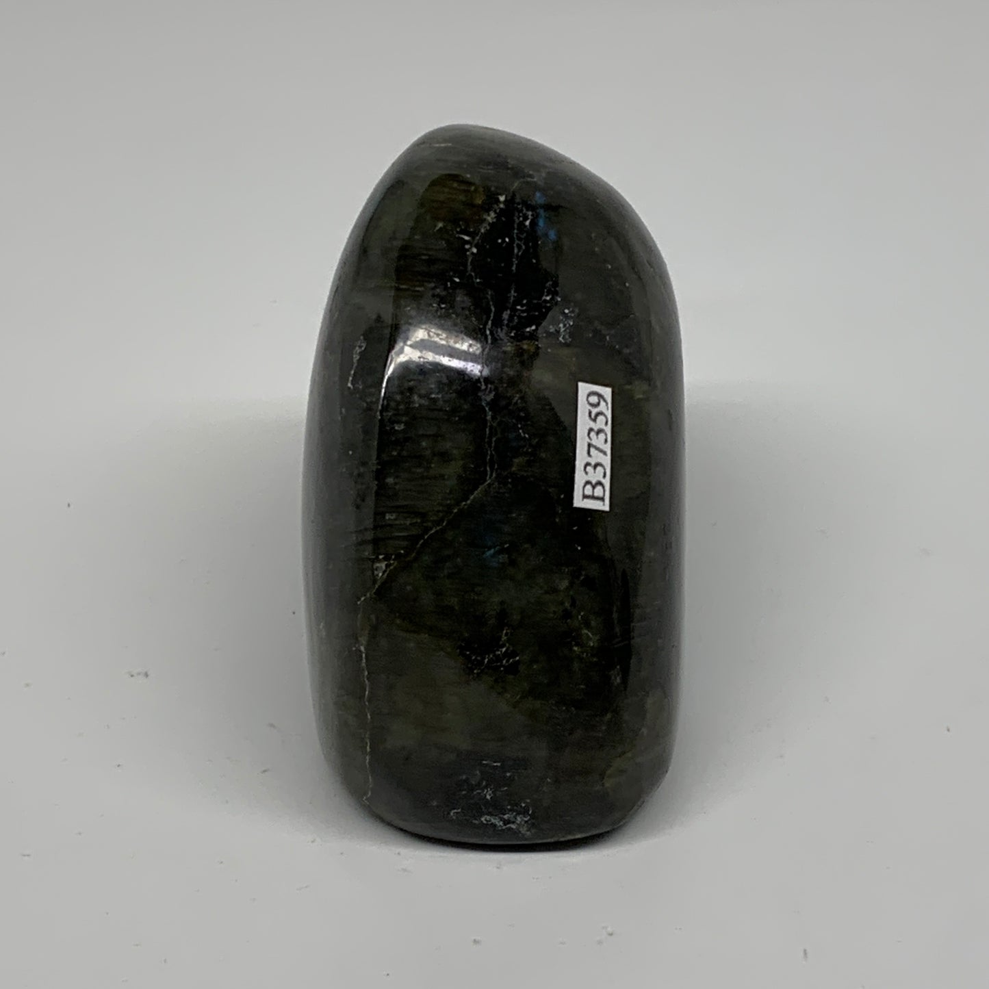 1 lbs, 2.7"x3.1"x1.8" Natural Labradorite Crystal Gemstones Freeform, B37359