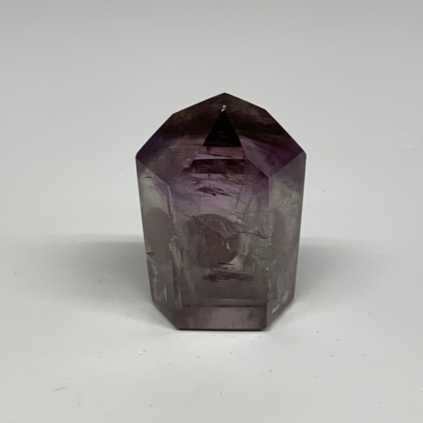 87.5g, 2.3"x1.4"x1", Natural Amethyst Tower Point Obelisk @Brazil, B32331