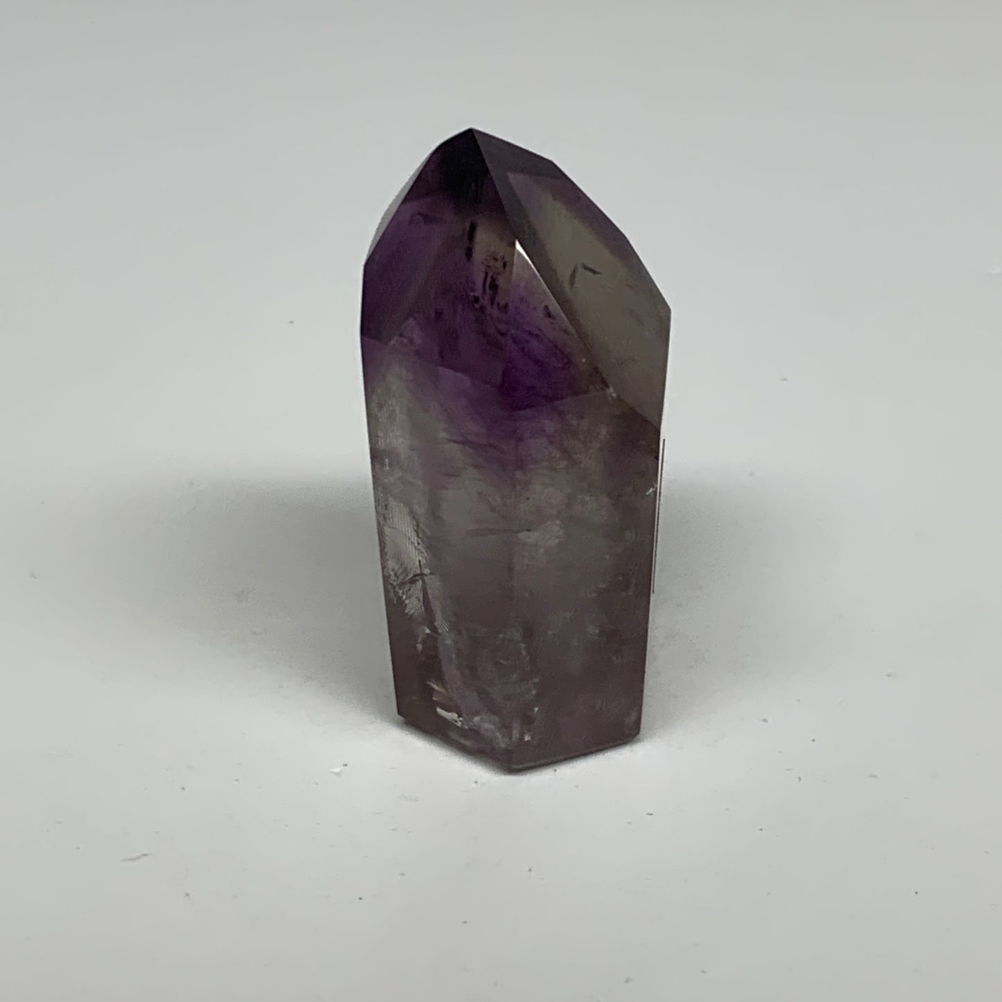 87.5g, 2.3"x1.4"x1", Natural Amethyst Tower Point Obelisk @Brazil, B32331