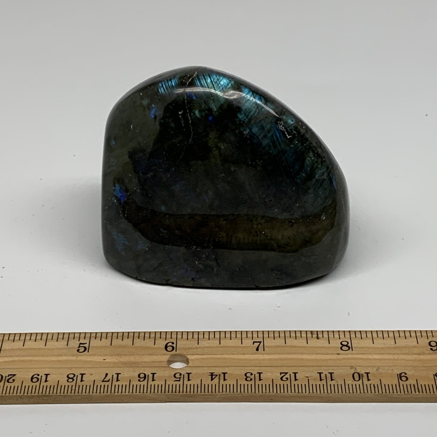 1 lbs, 2.7"x3.1"x1.8" Natural Labradorite Crystal Gemstones Freeform, B37359