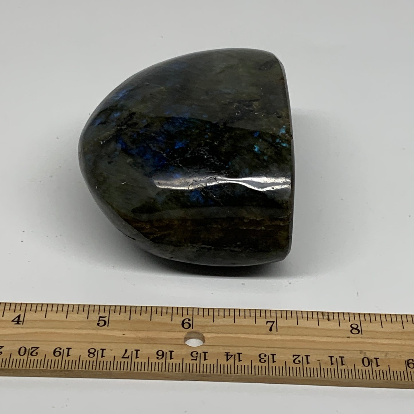 1 lbs, 2.7"x3.1"x1.8" Natural Labradorite Crystal Gemstones Freeform, B37359