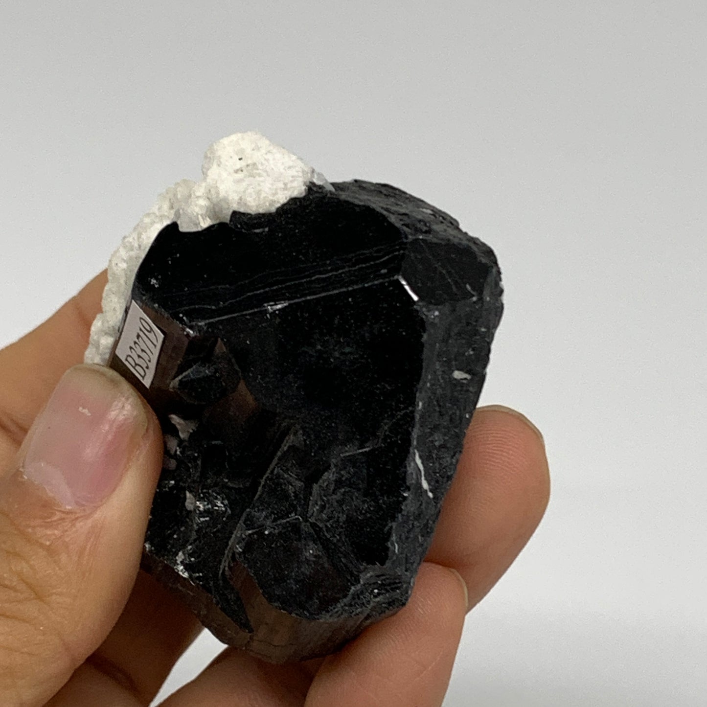 97.5g, 1.8"x1.5"x1.4", Black Tourmaline Phosphorus Mineral Specimen, B33719