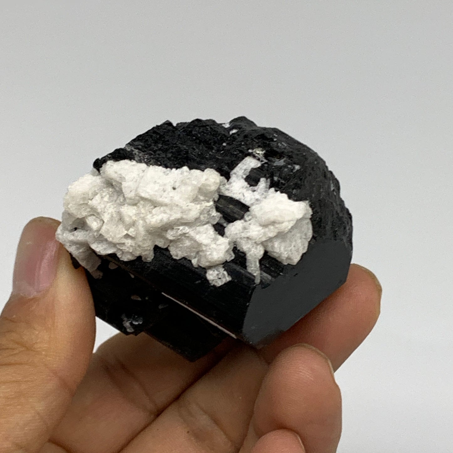 97.5g, 1.8"x1.5"x1.4", Black Tourmaline Phosphorus Mineral Specimen, B33719