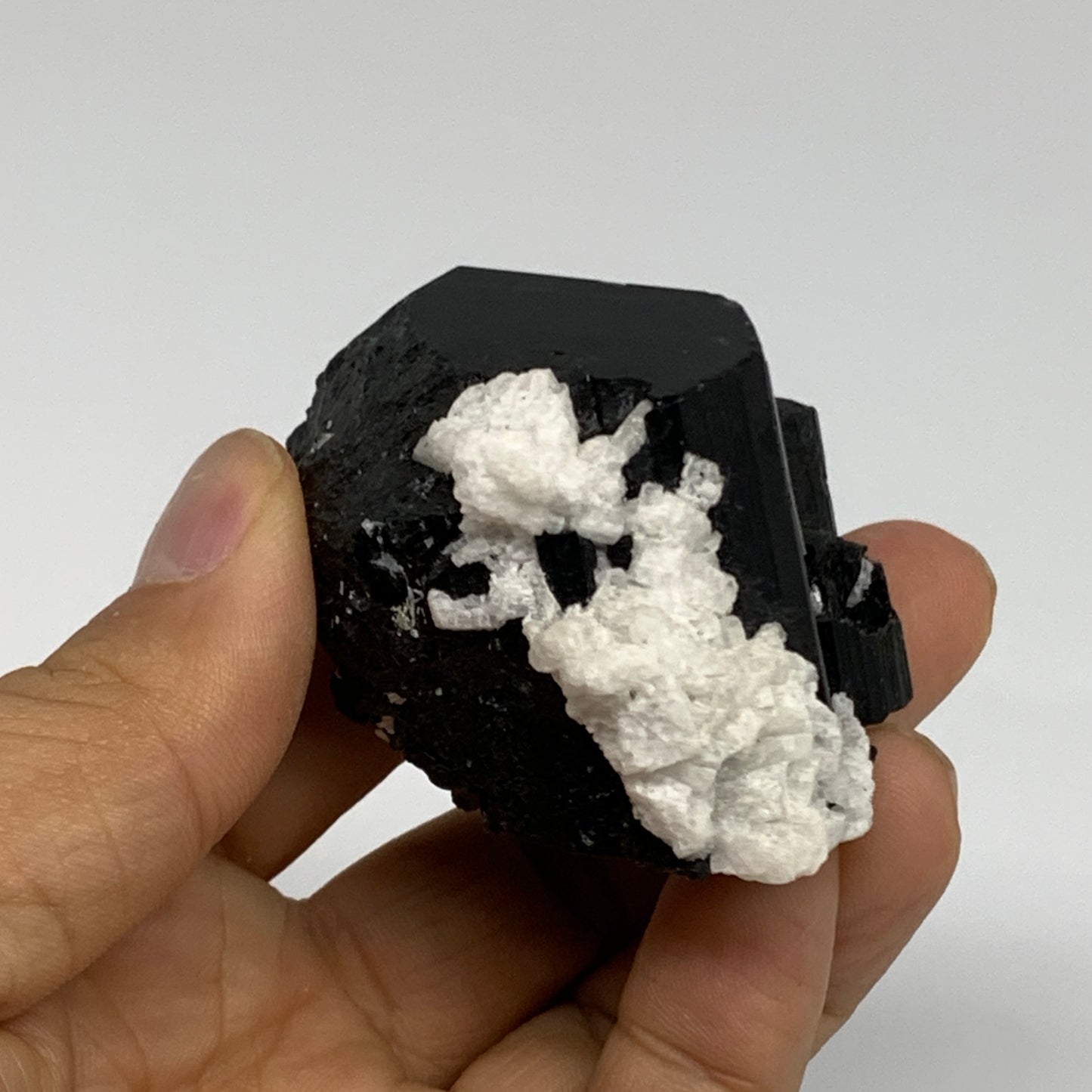 97.5g, 1.8"x1.5"x1.4", Black Tourmaline Phosphorus Mineral Specimen, B33719