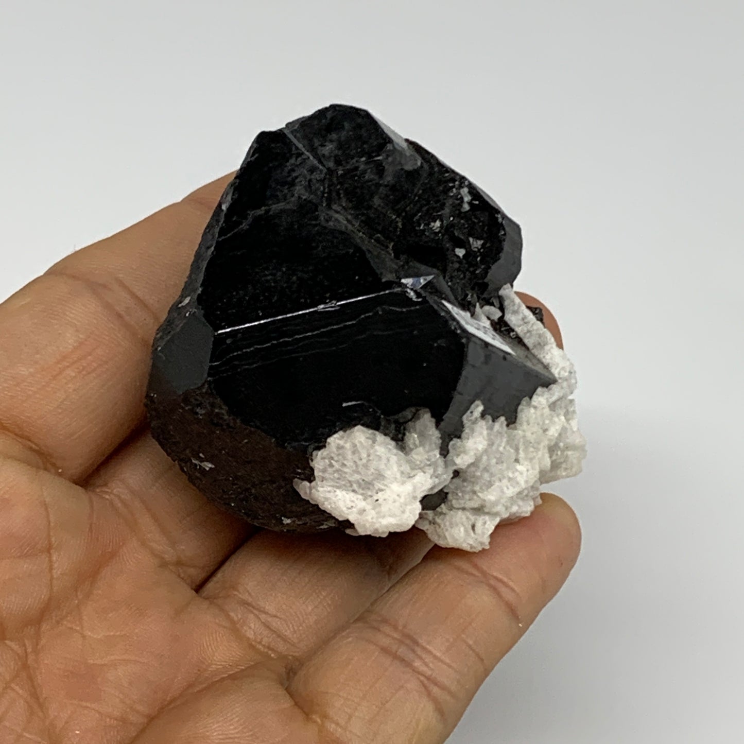 97.5g, 1.8"x1.5"x1.4", Black Tourmaline Phosphorus Mineral Specimen, B33719