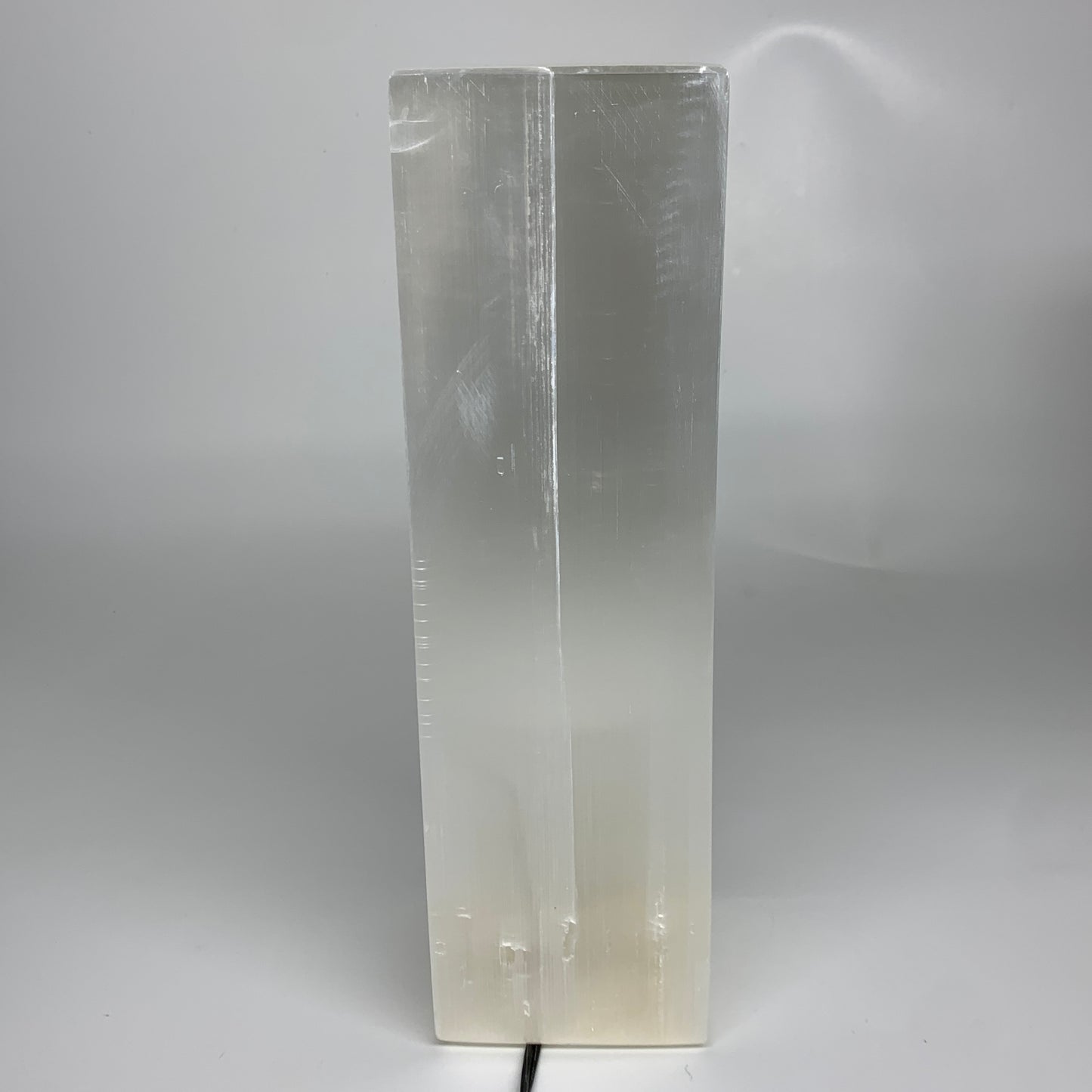 11 lbs. 11.7"x3.4", Rectangle Selenite (Satin Spar) Lamp, w/6ft Chord, B35809