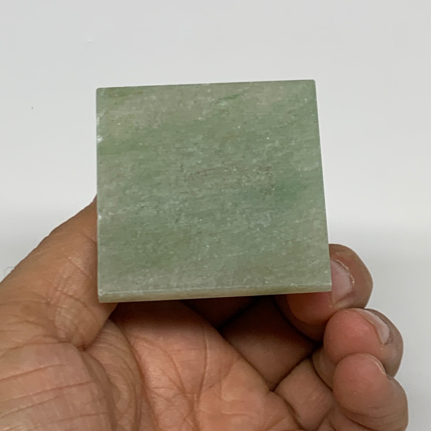 96.5g, 1.6"x1.8"x1.8", Green Aventurine Pyramid Gemstone,Healing Crystal, B30189