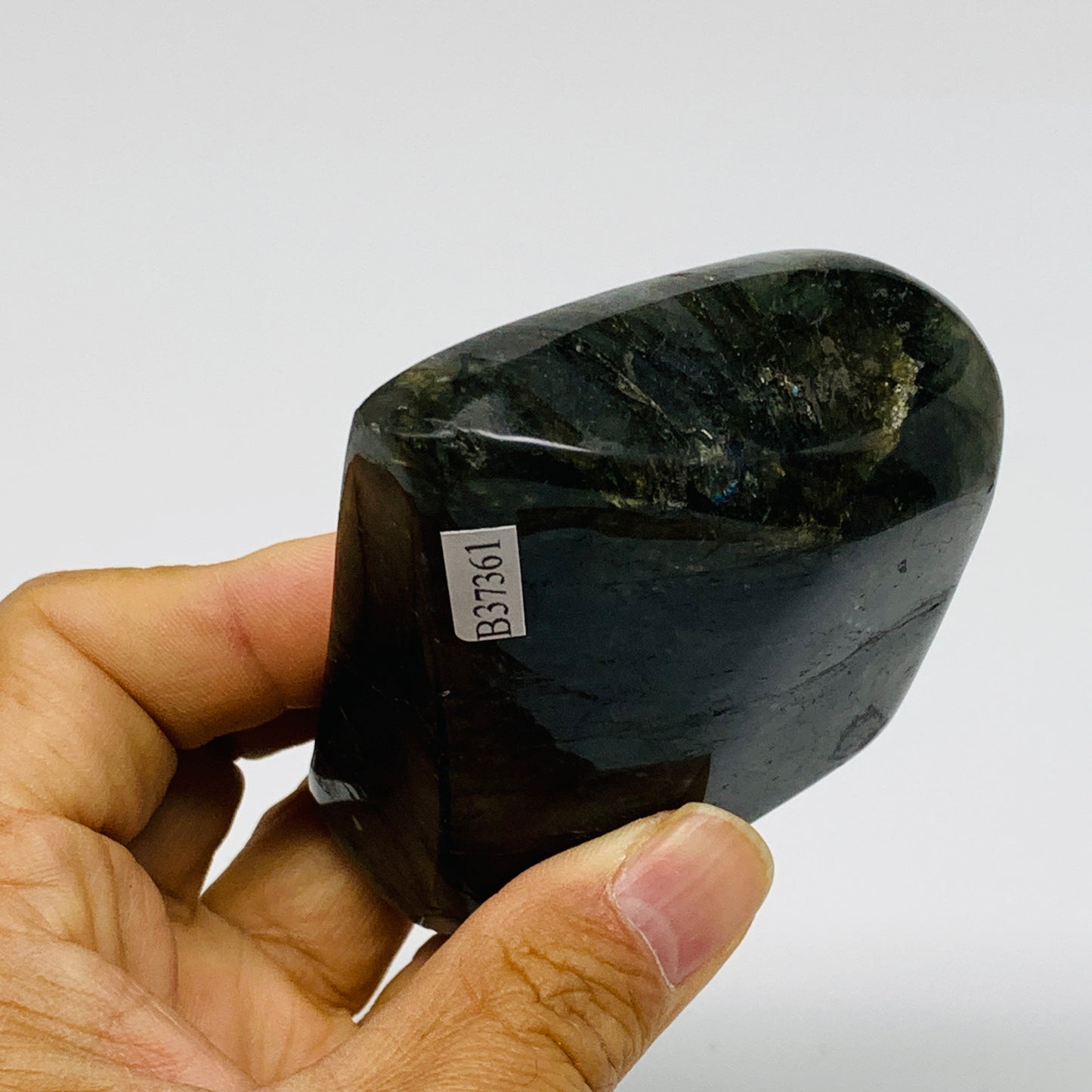 0.57 lbs, 2.9"x2.4"x1.2" Natural Labradorite Crystal Gemstones Freeform, B37361