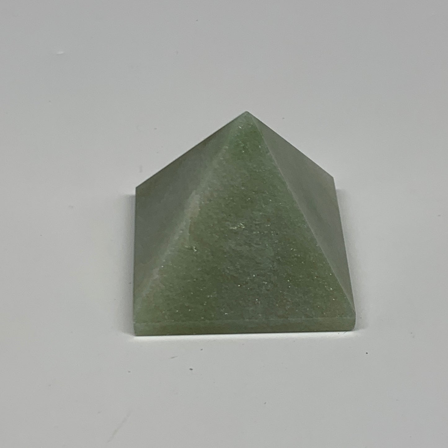 96.5g, 1.6"x1.8"x1.8", Green Aventurine Pyramid Gemstone,Healing Crystal, B30189