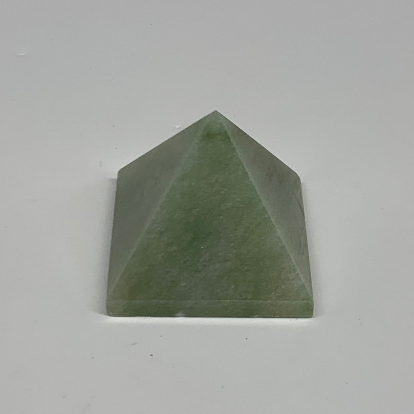 96.5g, 1.6"x1.8"x1.8", Green Aventurine Pyramid Gemstone,Healing Crystal, B30189