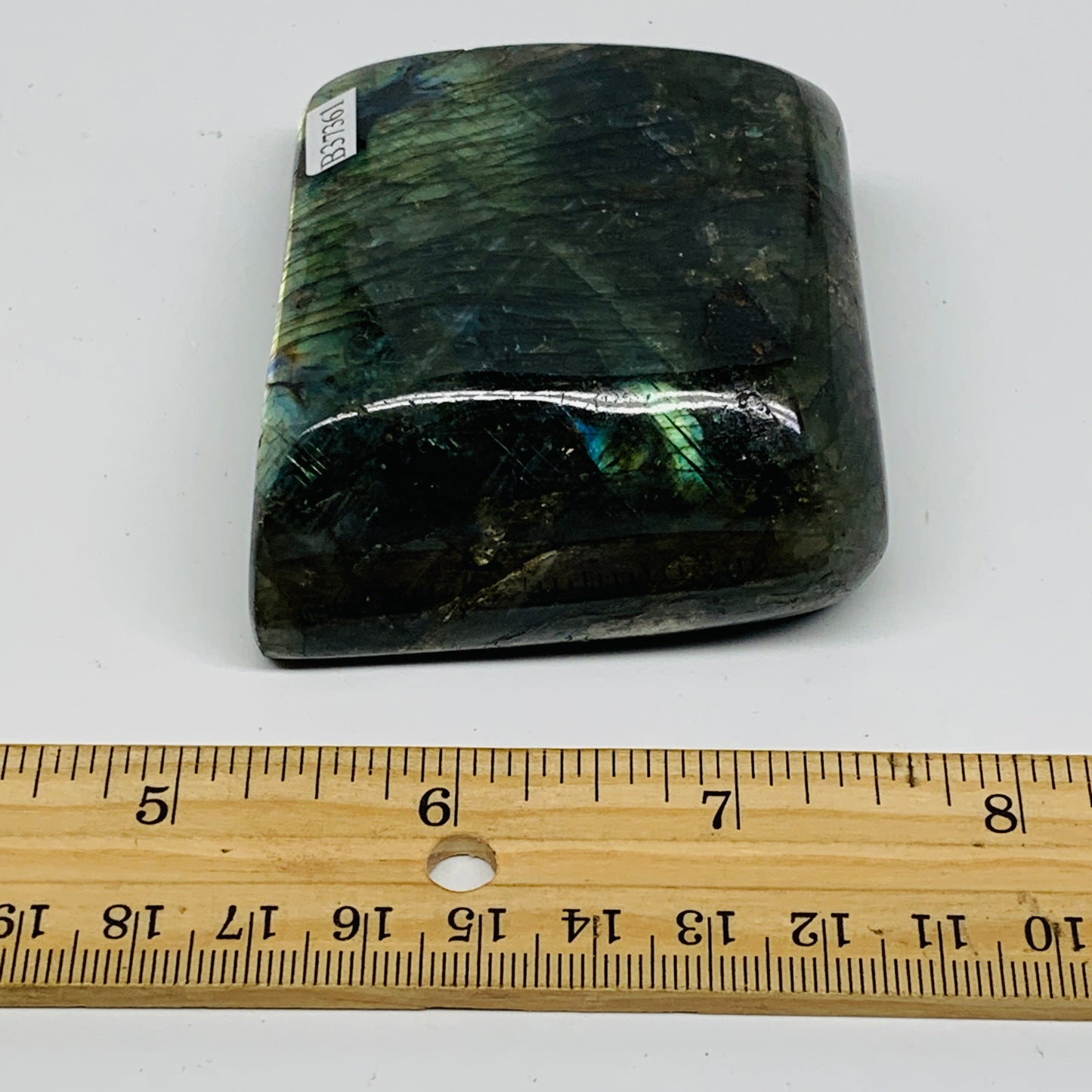 0.57 lbs, 2.9"x2.4"x1.2" Natural Labradorite Crystal Gemstones Freeform, B37361