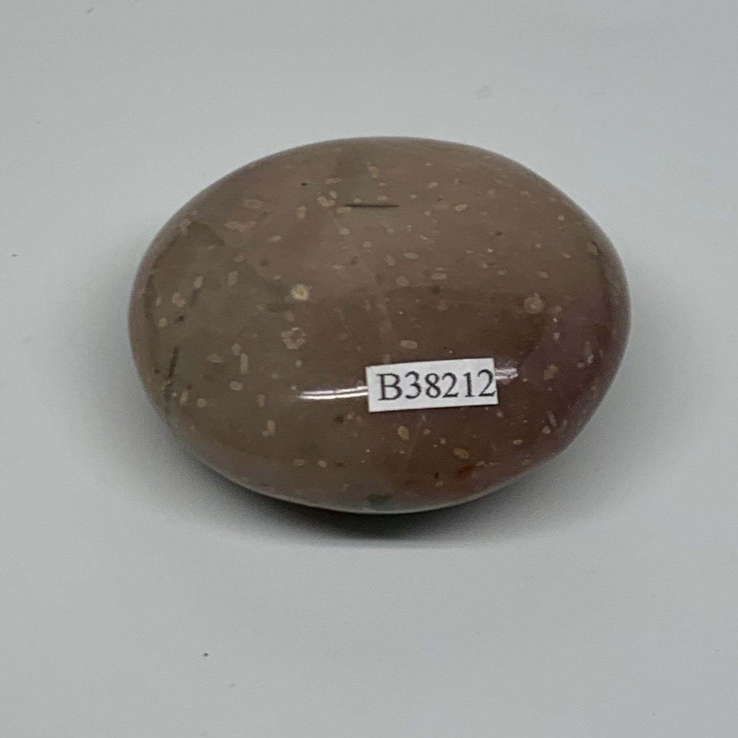 118.5g, 2.3"x2.1"x1.1" Natural Ocean Jasper Palm-Stone Orbicular Jasper, B38212