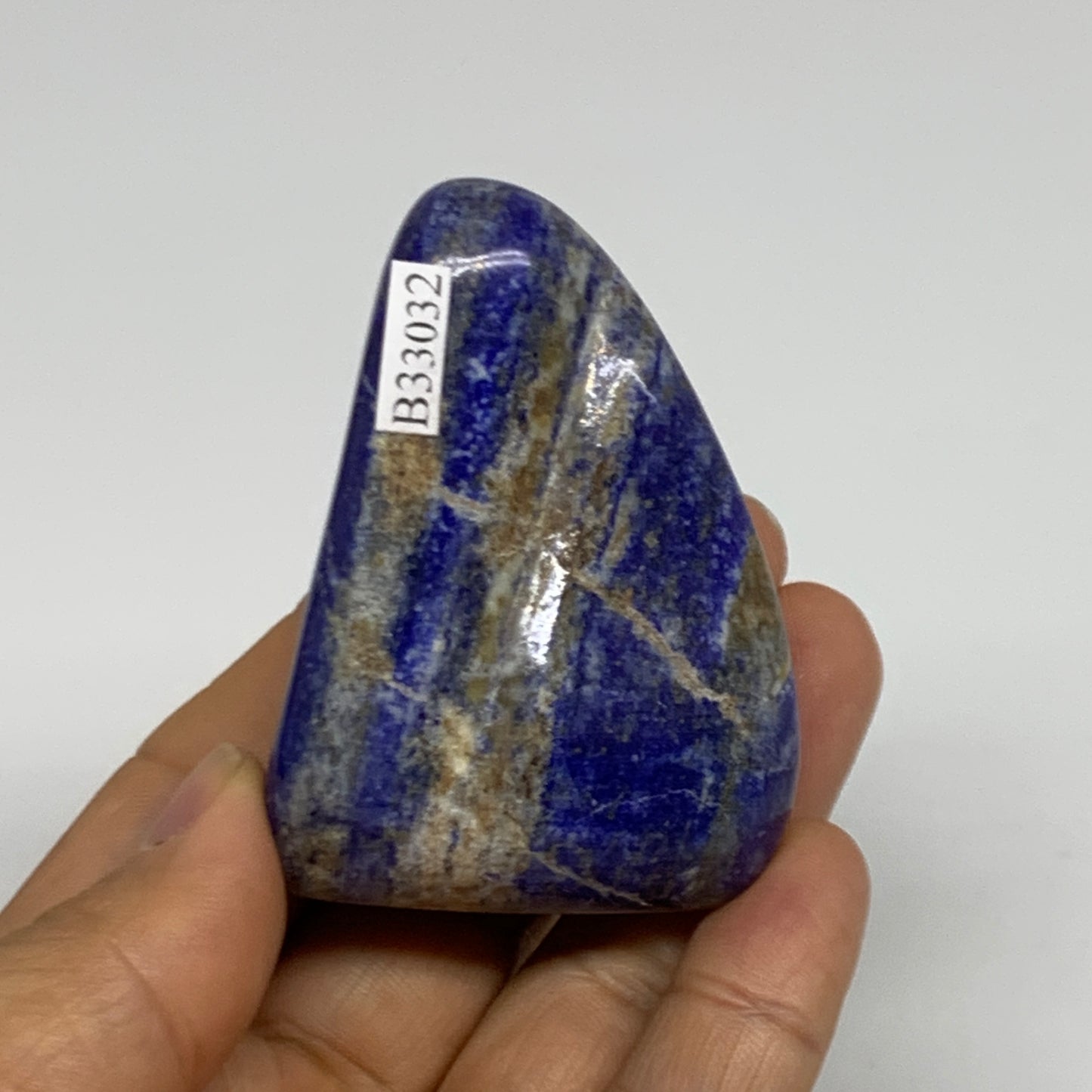 100g, 2.4"x1.8"x1.1", Natural Freeform Lapis Lazuli from Afghanistan, B33032