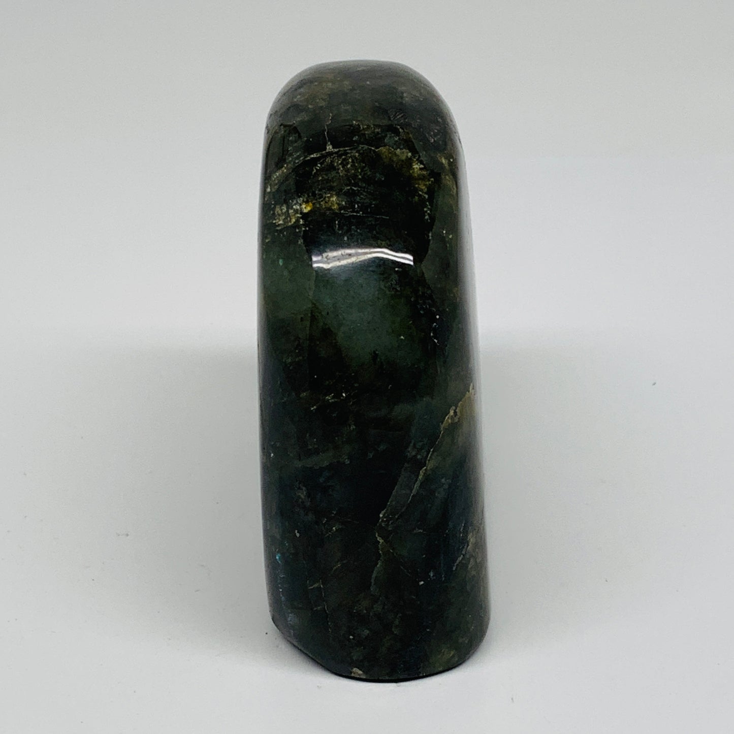 2 lbs, 3.9"x4.1"x1.8" Natural Labradorite Crystal Gemstones Freeform, B37362