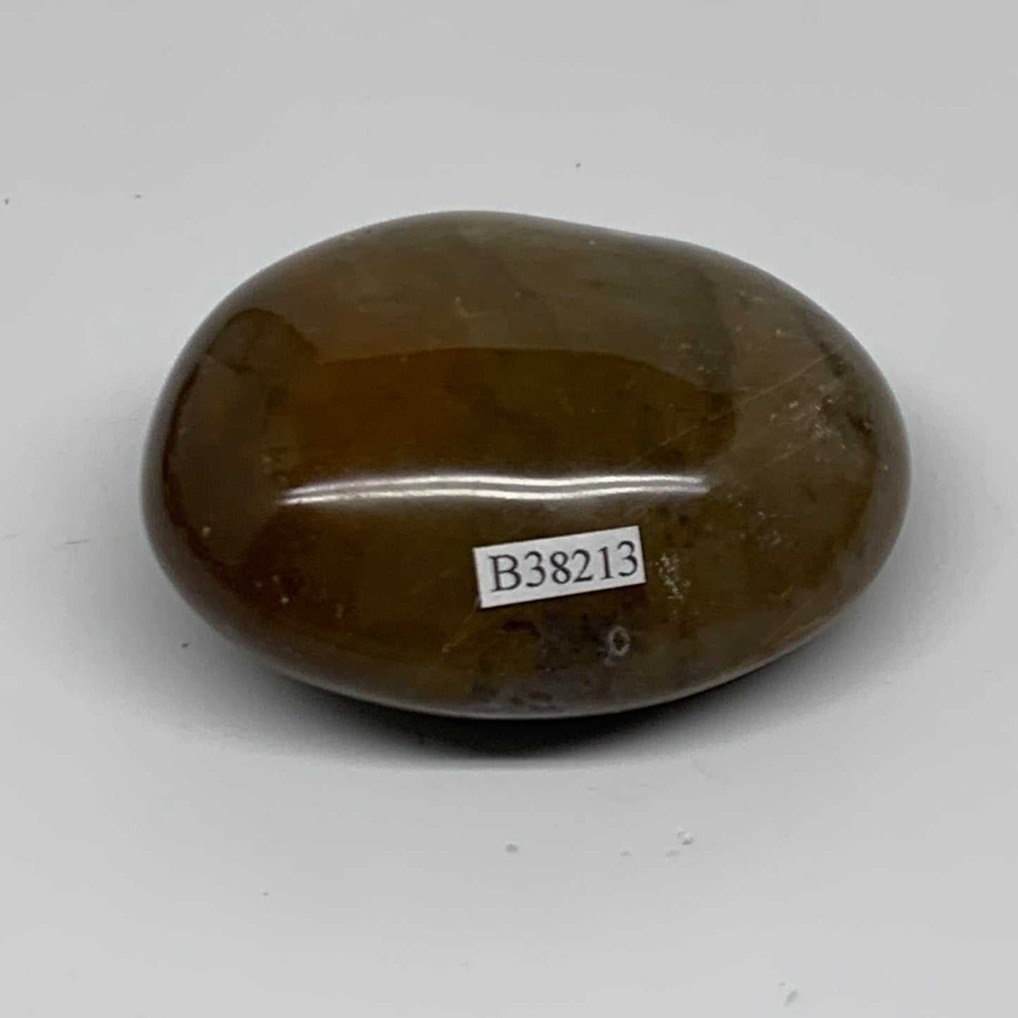 161.2g, 2.7"x2.1"x1.2" Natural Ocean Jasper Palm-Stone Orbicular Jasper, B38213