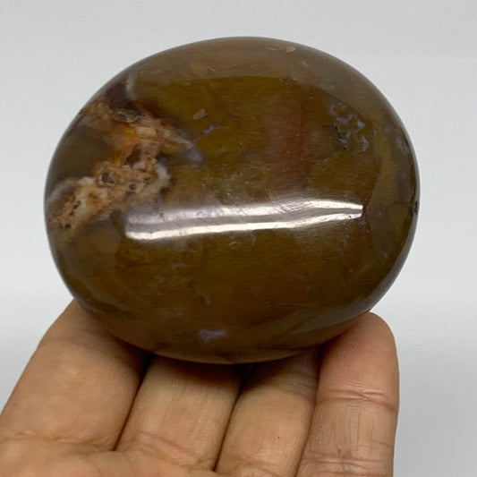 222.2g, 2.7"x2.5"x1.5" Natural Ocean Jasper Palm-Stone Orbicular Jasper, B38215
