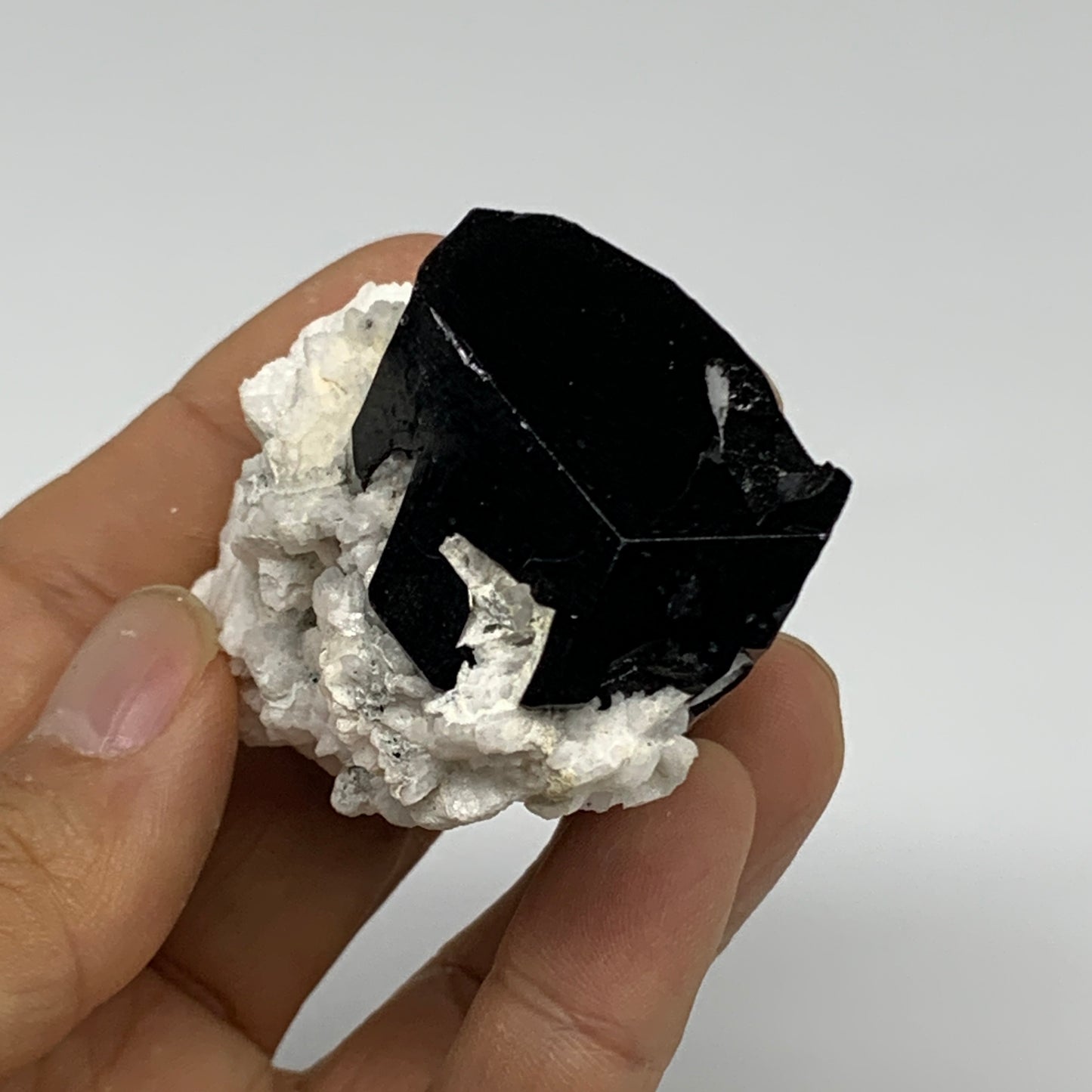114.1g, 2.3"x1.6"x1.5", Black Tourmaline Phosphorus Mineral Specimen, B33723