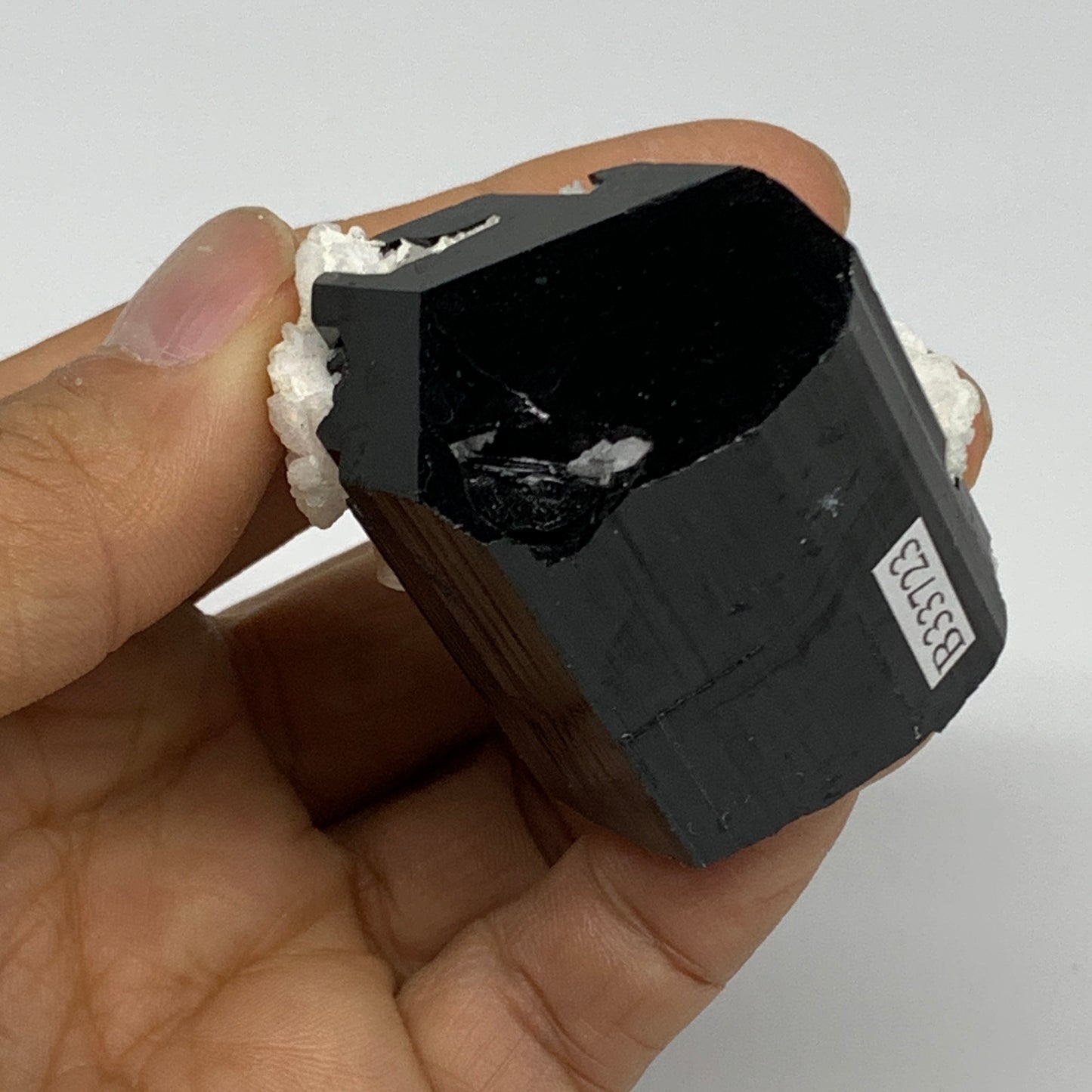 114.1g, 2.3"x1.6"x1.5", Black Tourmaline Phosphorus Mineral Specimen, B33723