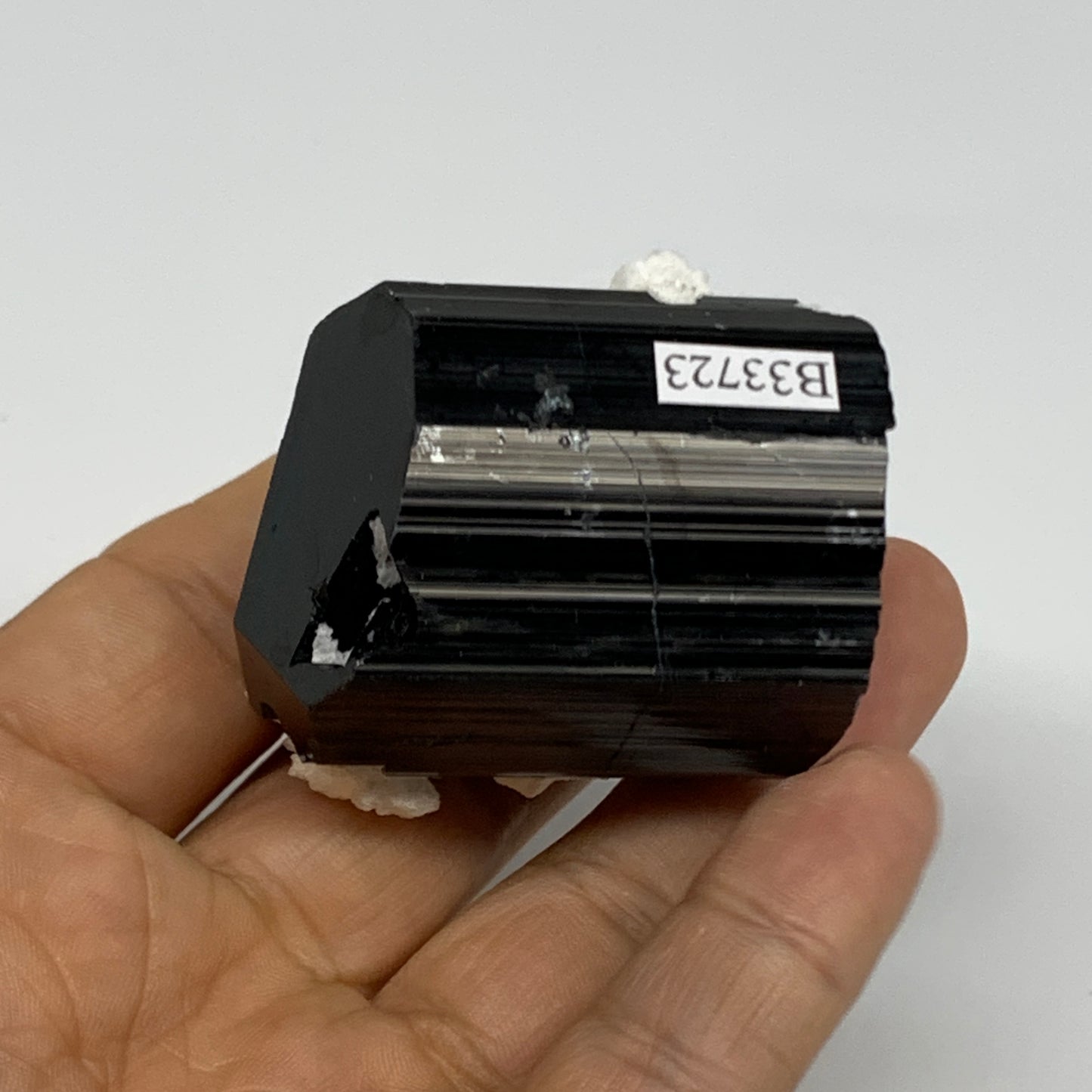 114.1g, 2.3"x1.6"x1.5", Black Tourmaline Phosphorus Mineral Specimen, B33723