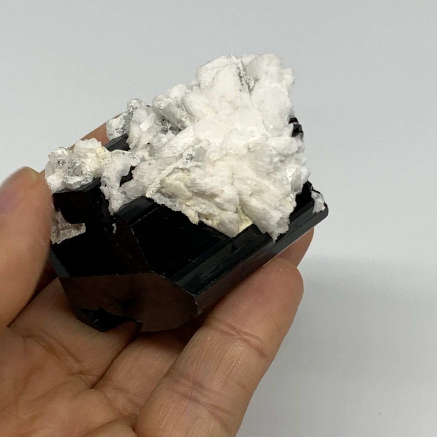 114.1g, 2.3"x1.6"x1.5", Black Tourmaline Phosphorus Mineral Specimen, B33723