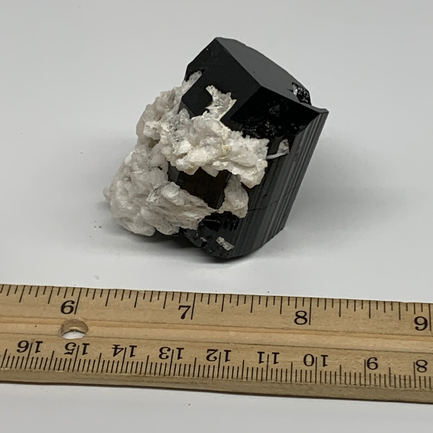 114.1g, 2.3"x1.6"x1.5", Black Tourmaline Phosphorus Mineral Specimen, B33723