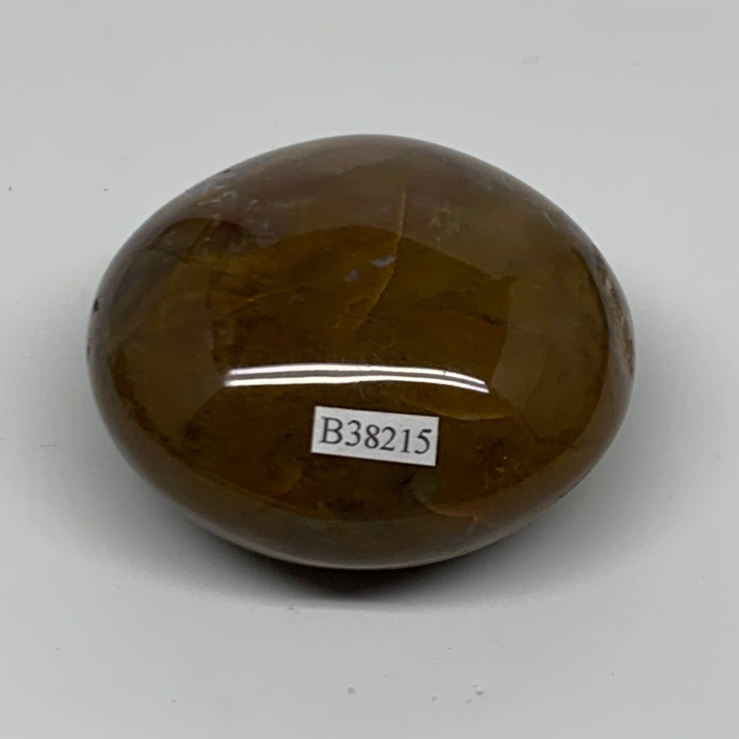 222.2g, 2.7"x2.5"x1.5" Natural Ocean Jasper Palm-Stone Orbicular Jasper, B38215