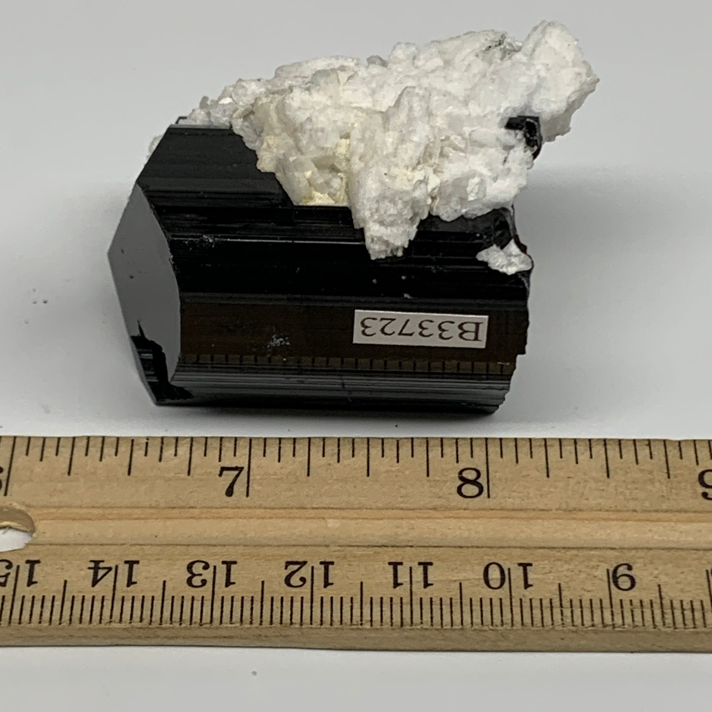 114.1g, 2.3"x1.6"x1.5", Black Tourmaline Phosphorus Mineral Specimen, B33723