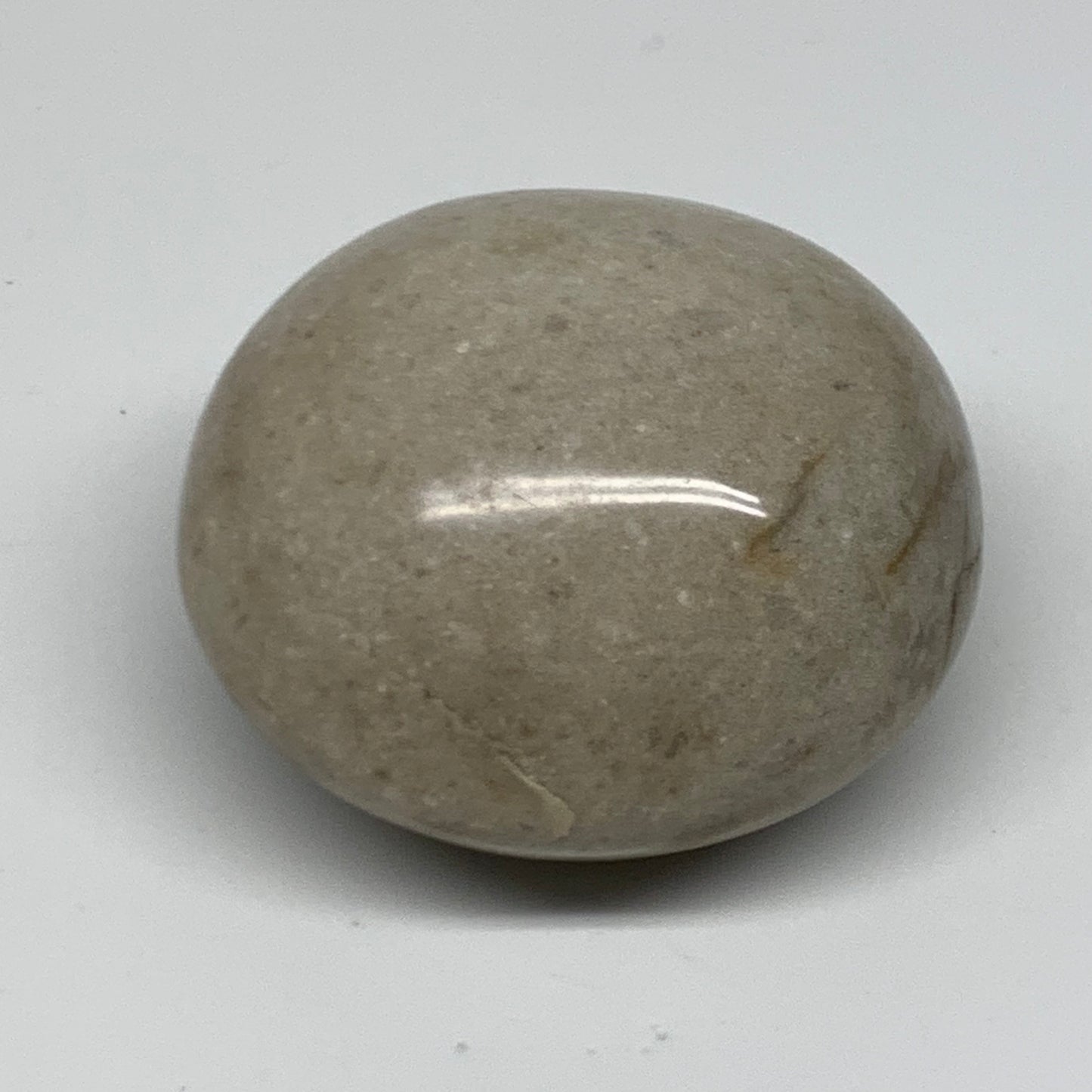 216.1g, 2.5"x2.4"x1.7" Natural Ocean Jasper Palm-Stone Orbicular Jasper, B38216