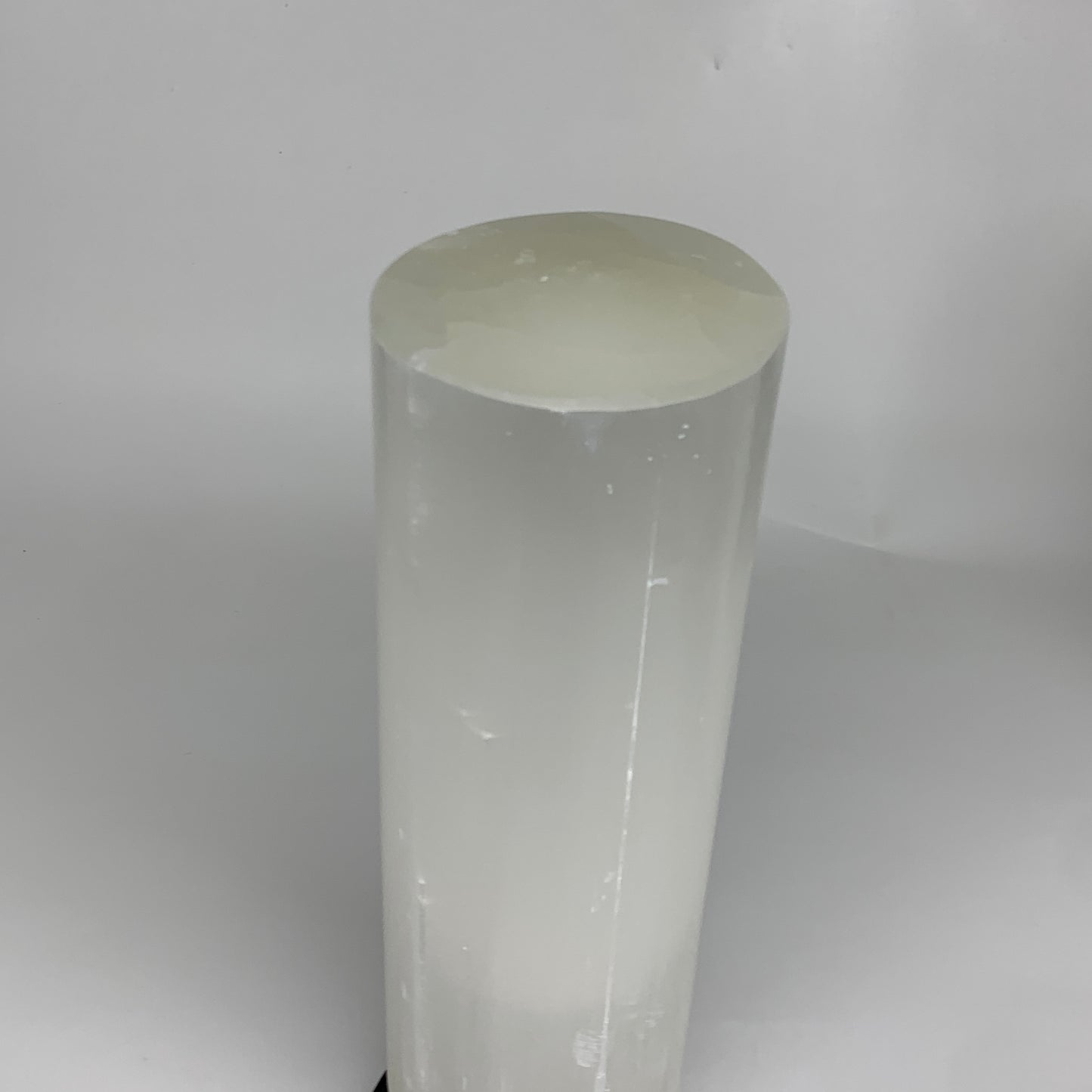 9.2 lbs, 11.75"x3.4" Cylinder Selenite (Satin Spar) Lamp Tower W/Chord, B35813