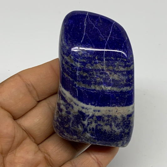 0.34 lbs, 2.8"x1.7"x1", Natural Freeform Lapis Lazuli from Afghanistan, B33036
