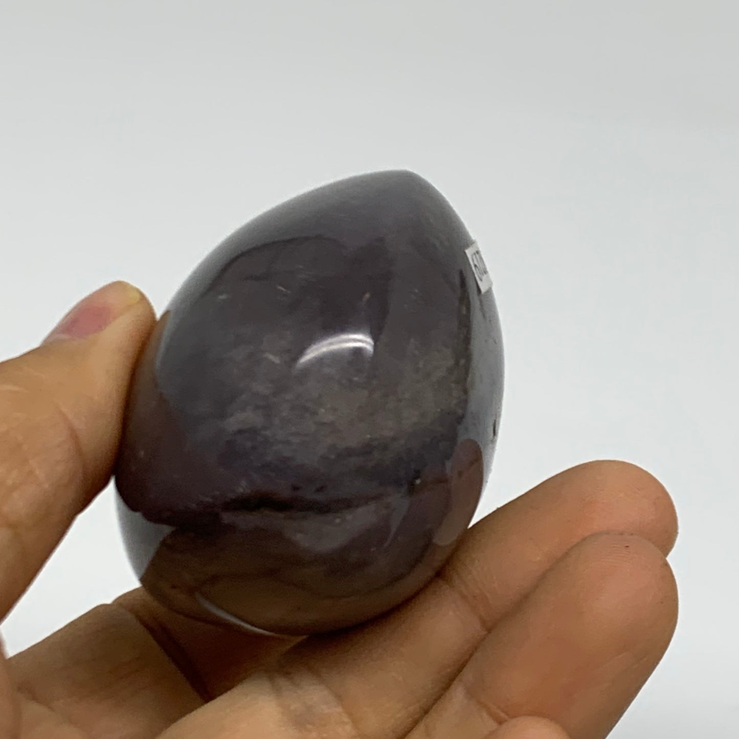 163.8g, 2.4"x2.1"x1.6" Natural Ocean Jasper Palm-Stone Orbicular Jasper, B38219