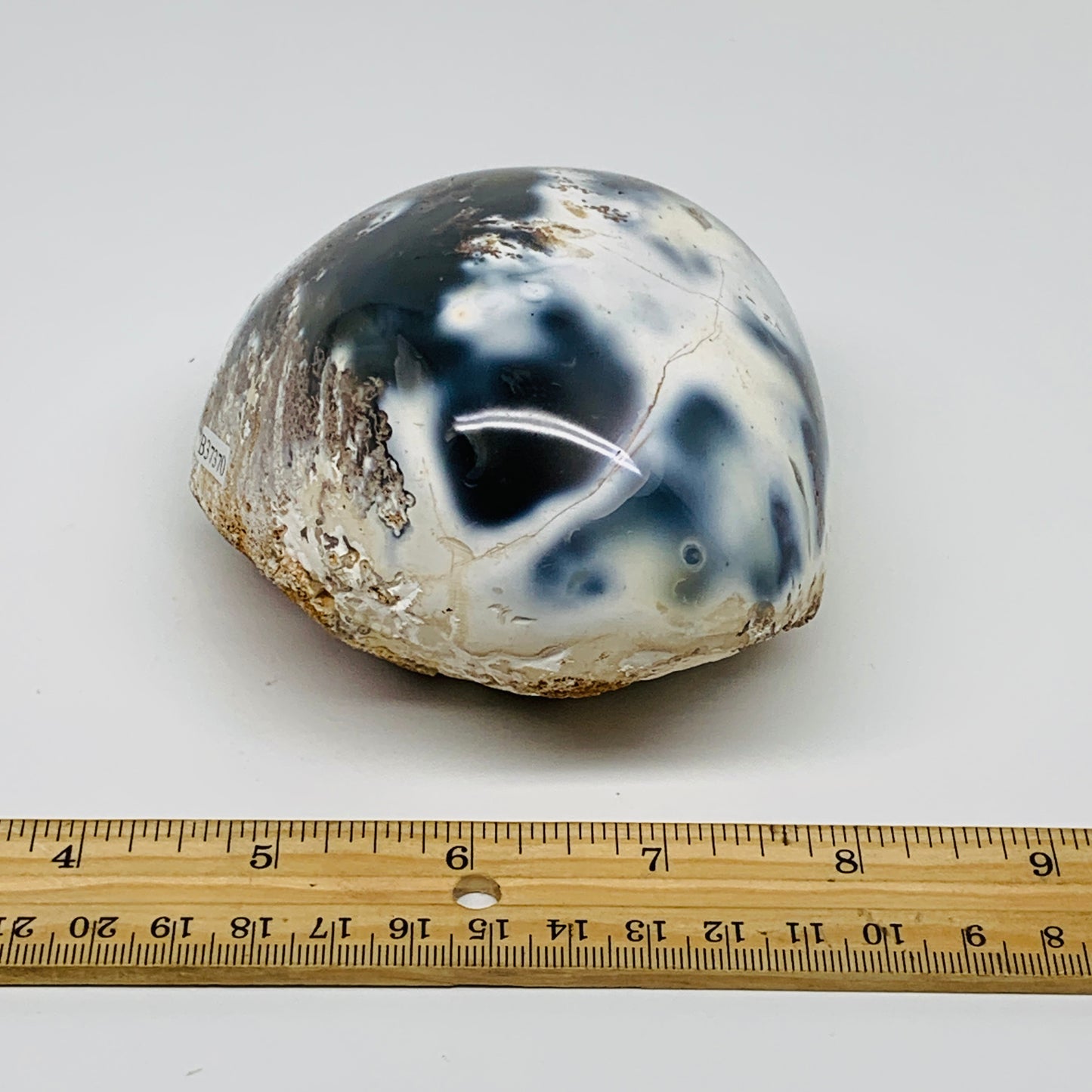 1.62 lbs, 4"x3.7"x2.5" Orca Agate Freeform Reiki Energy Crystal Reiki, B37370