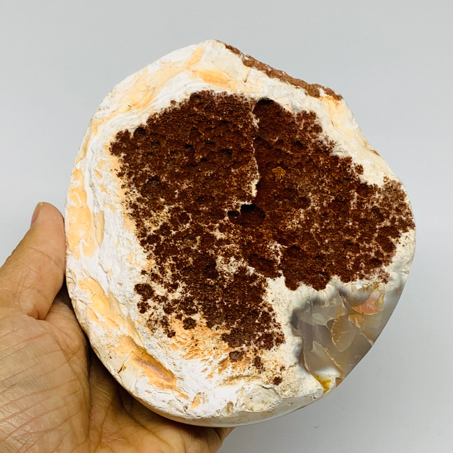 2 lbs, 5.5"x4.6"x1.9" Orca Agate Freeform Reiki Energy Crystal Reiki, B37372