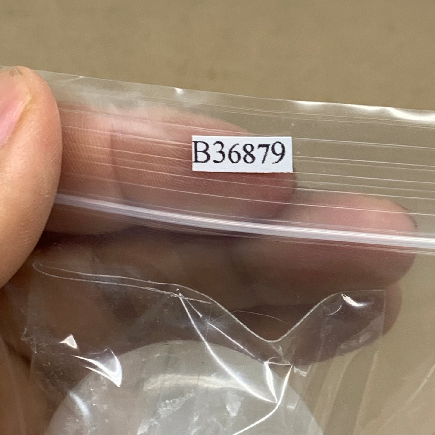 169g, 2.4"x1.8"x1", 2pcs, White Selenite Palmstone Crystal Pillow, B36879