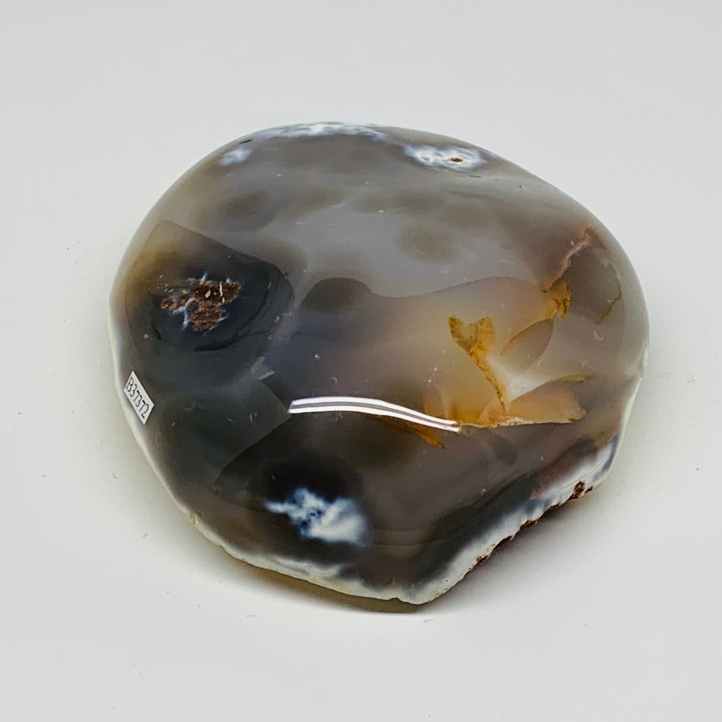 2 lbs, 5.5"x4.6"x1.9" Orca Agate Freeform Reiki Energy Crystal Reiki, B37372