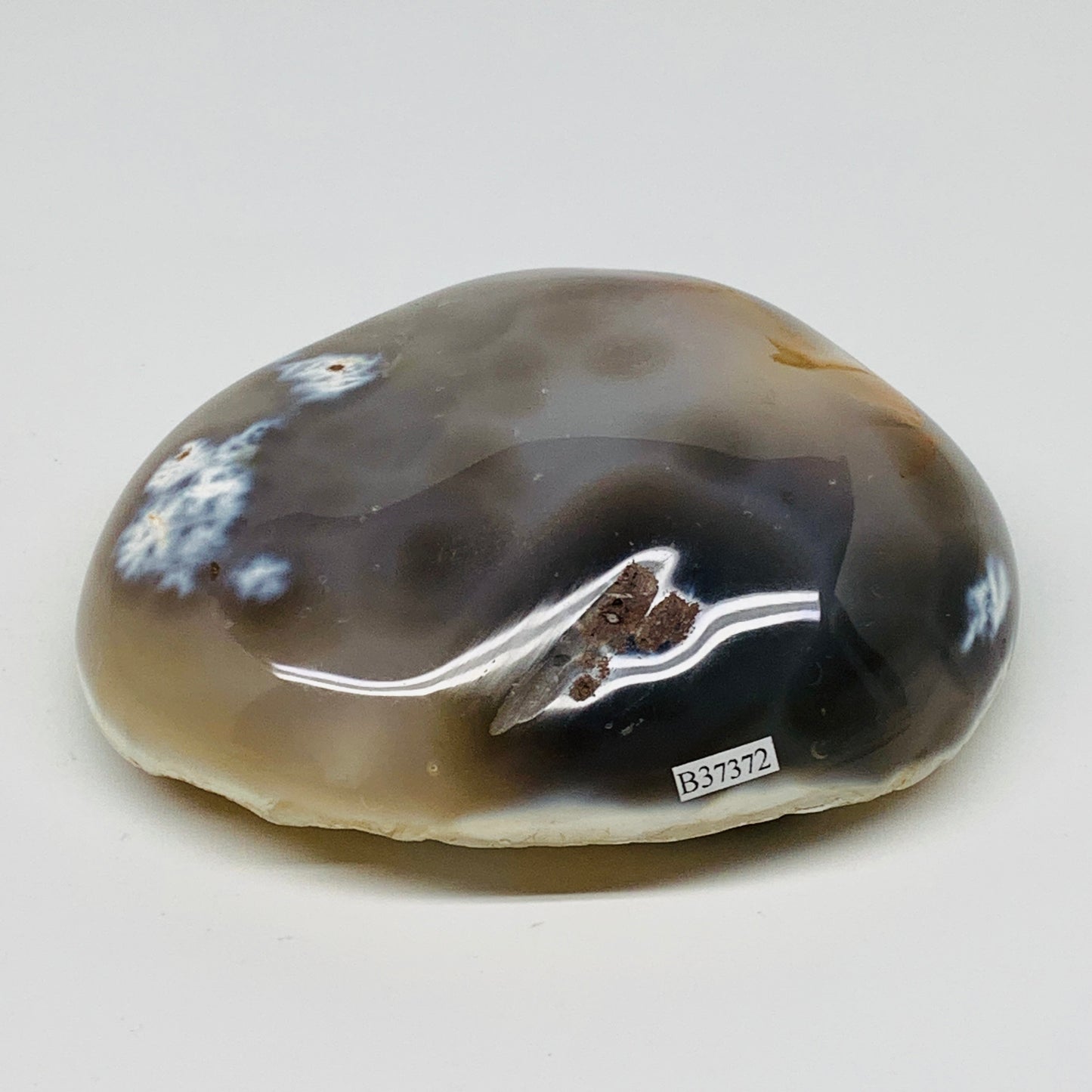 2 lbs, 5.5"x4.6"x1.9" Orca Agate Freeform Reiki Energy Crystal Reiki, B37372