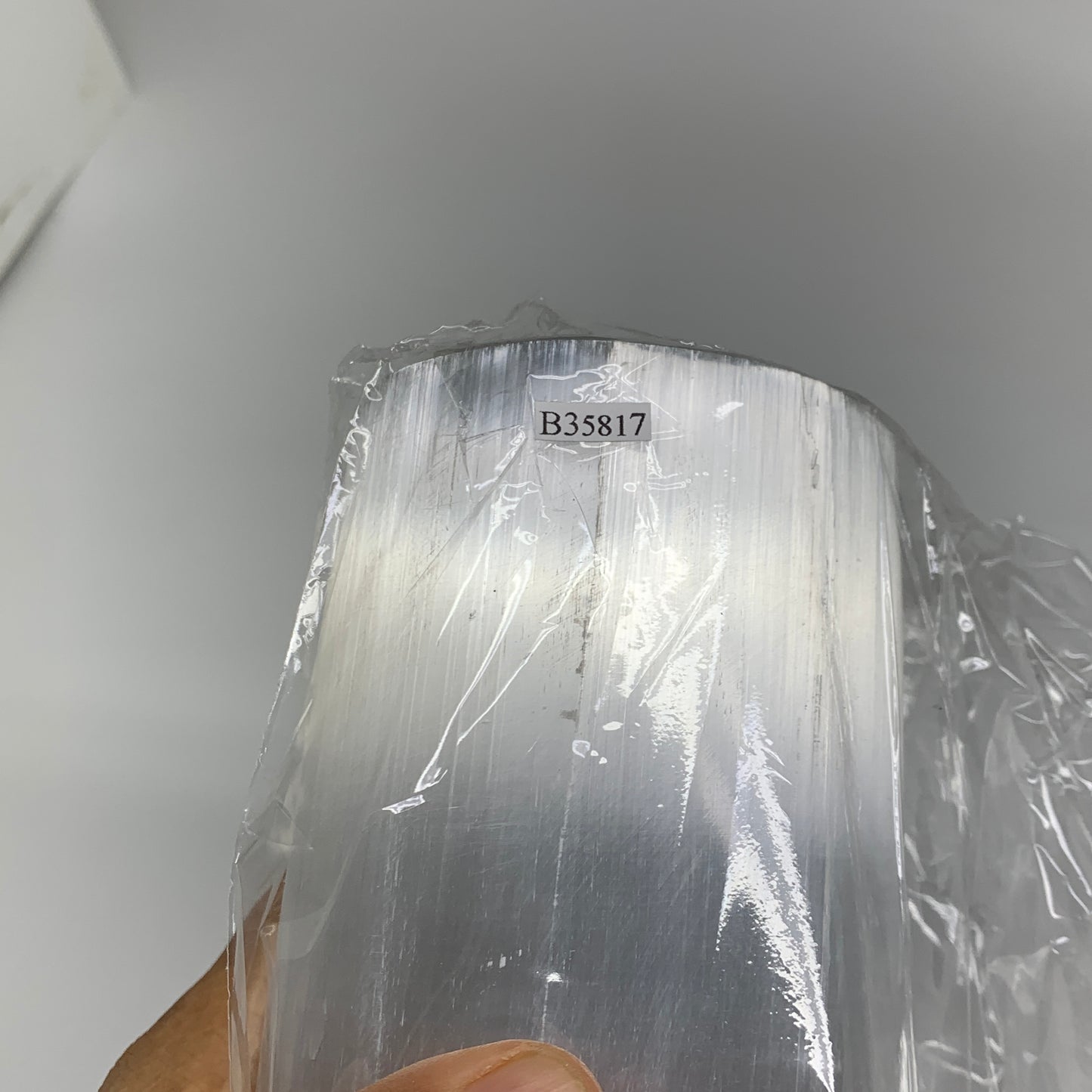 7.5 lbs, 11.6"x3.4" Cylinder Selenite (Satin Spar) Lamp Tower W/Chord, B35817