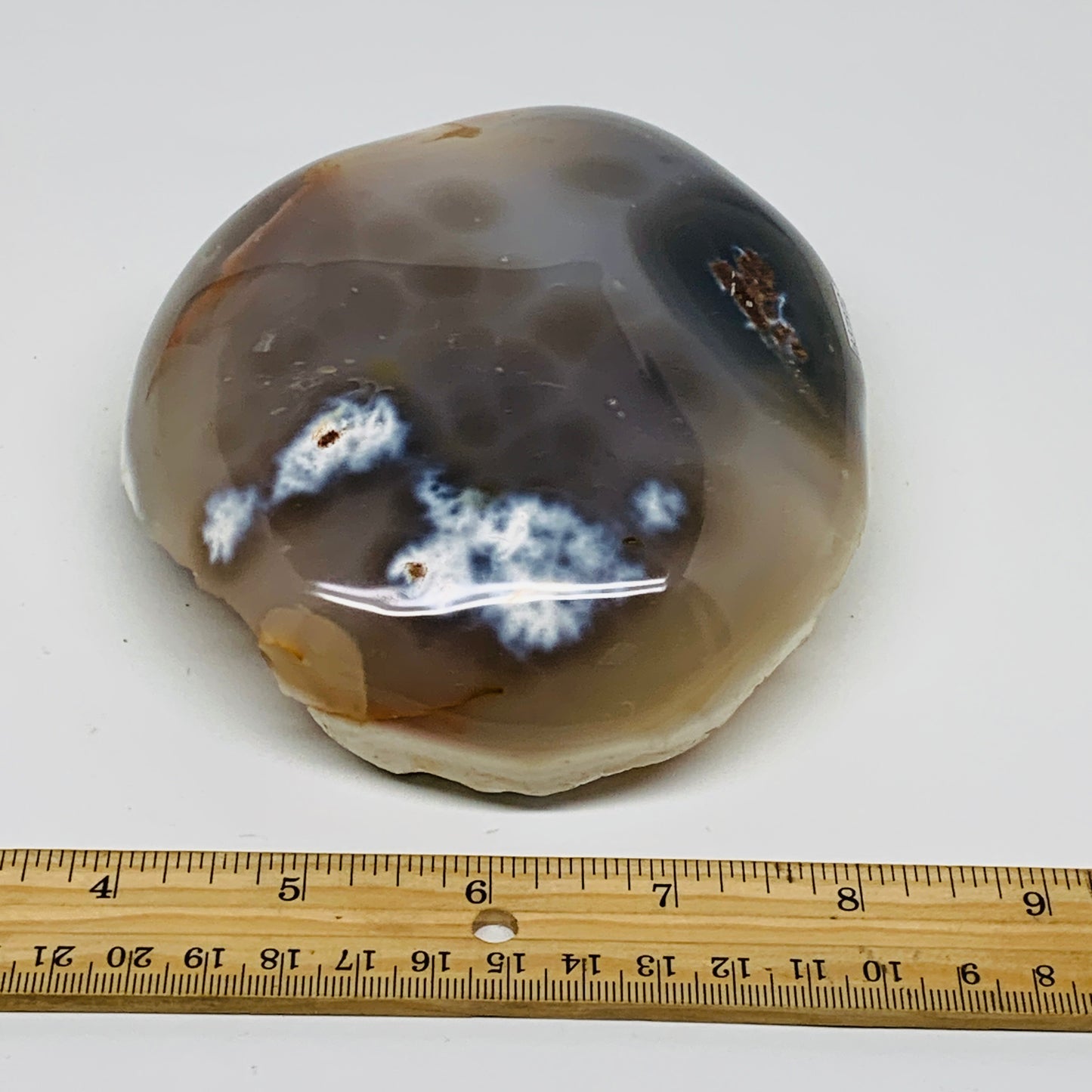 2 lbs, 5.5"x4.6"x1.9" Orca Agate Freeform Reiki Energy Crystal Reiki, B37372