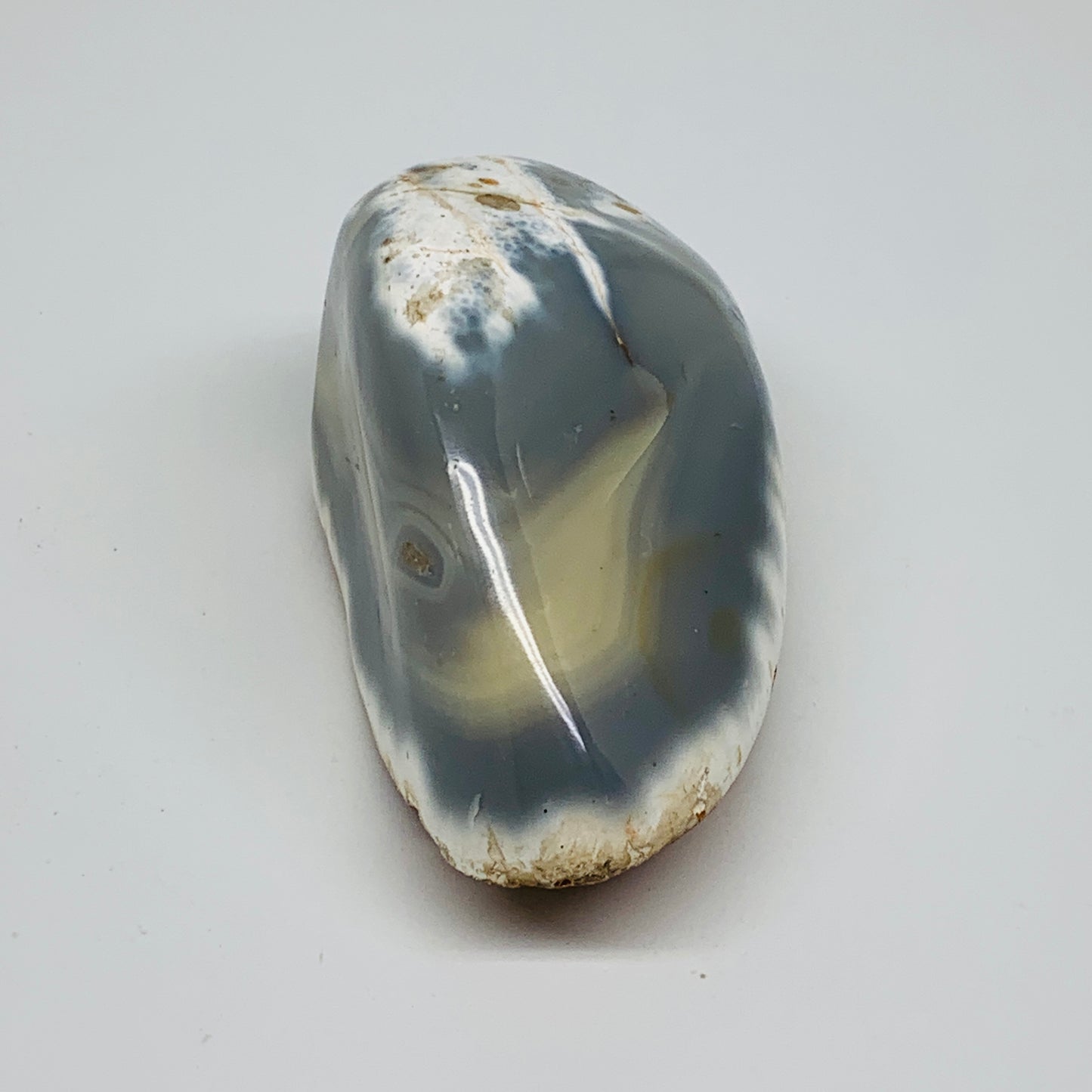 1.2 lbs, 4.7"x2.4"x2.3" Orca Agate Freeform Reiki Energy Crystal Reiki, B37374