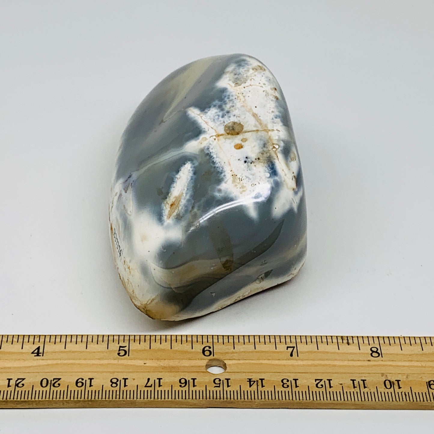 1.2 lbs, 4.7"x2.4"x2.3" Orca Agate Freeform Reiki Energy Crystal Reiki, B37374