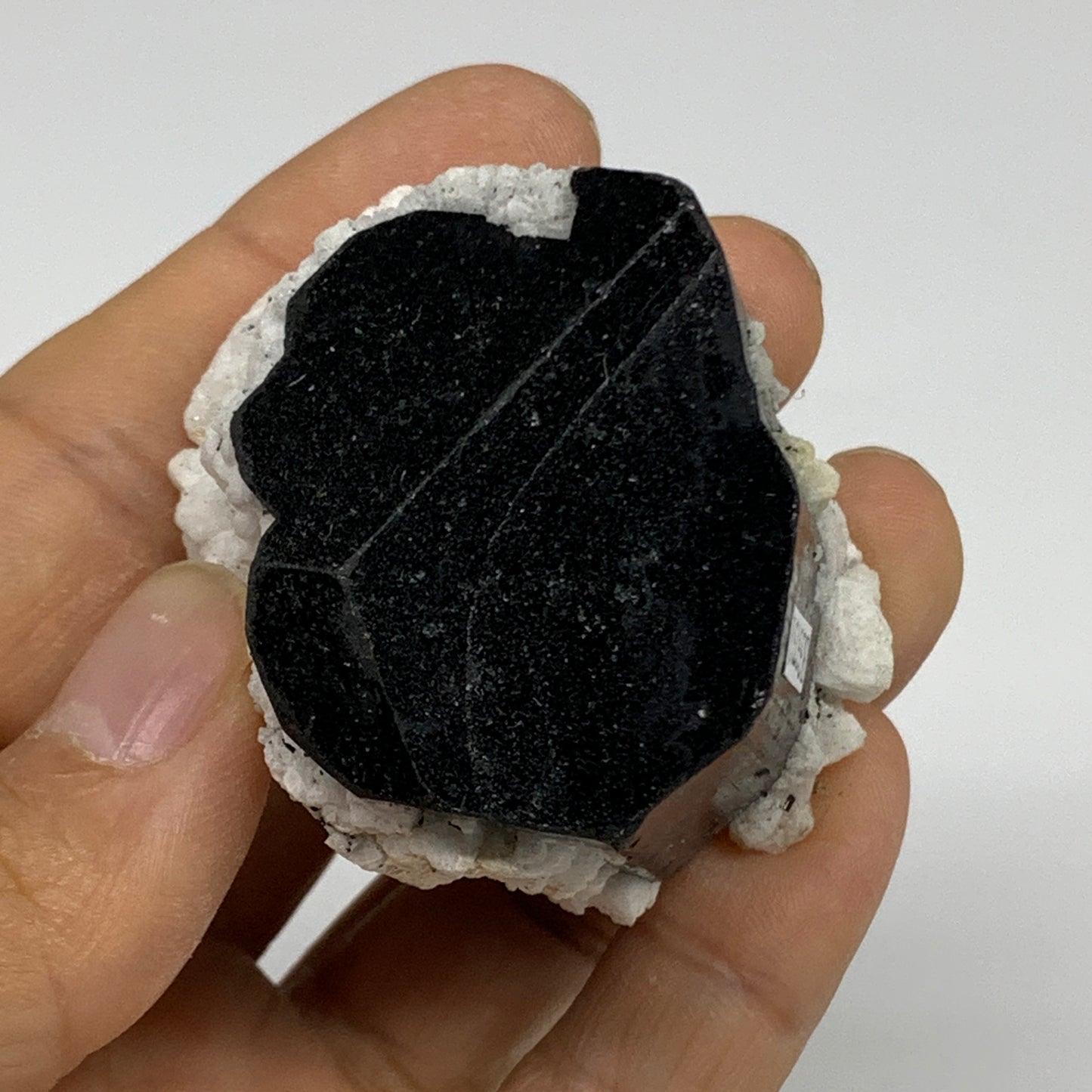 114.8g, 2"x1.8"x1.6", Black Tourmaline Phosphorus Mineral Specimen, B33731