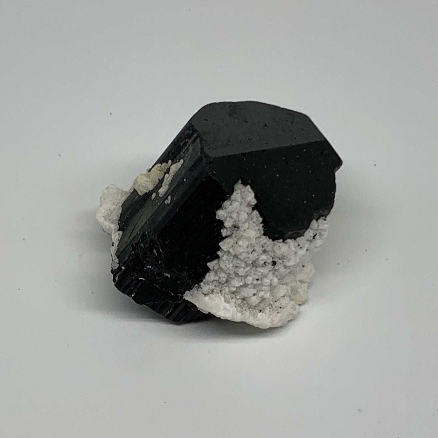 114.8g, 2"x1.8"x1.6", Black Tourmaline Phosphorus Mineral Specimen, B33731