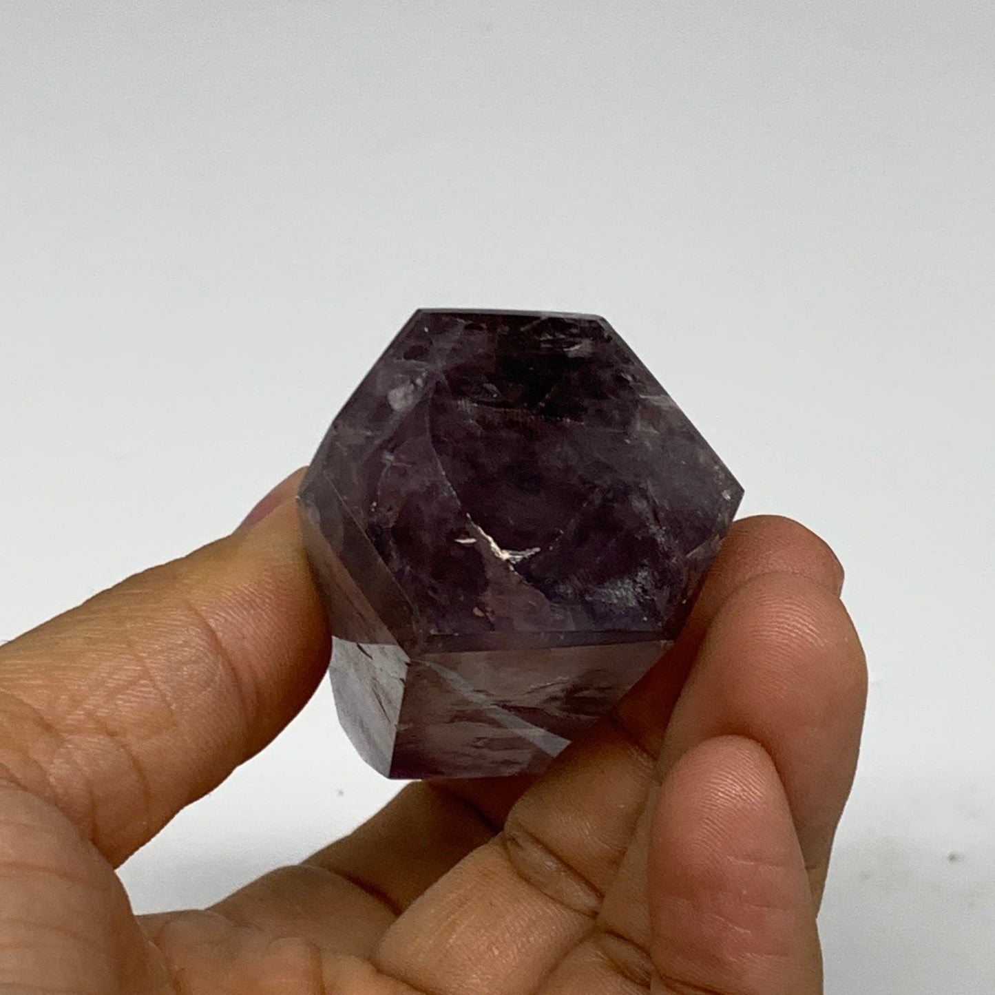 98.7g, 2.9"x1.4"x1.2", Natural Amethyst Tower Point Obelisk @Brazil, B32348